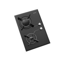 اجاق گاز صفحه ای شیشه‌ای استیل البرز مدل G 2302